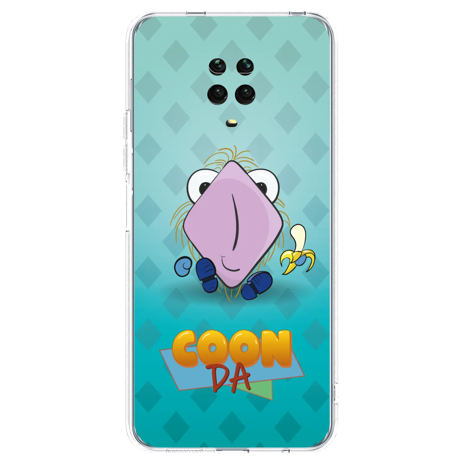 Picasee silikonový průhledný obal pro Xiaomi Redmi Note 9S - COONDA chlupatka světlá