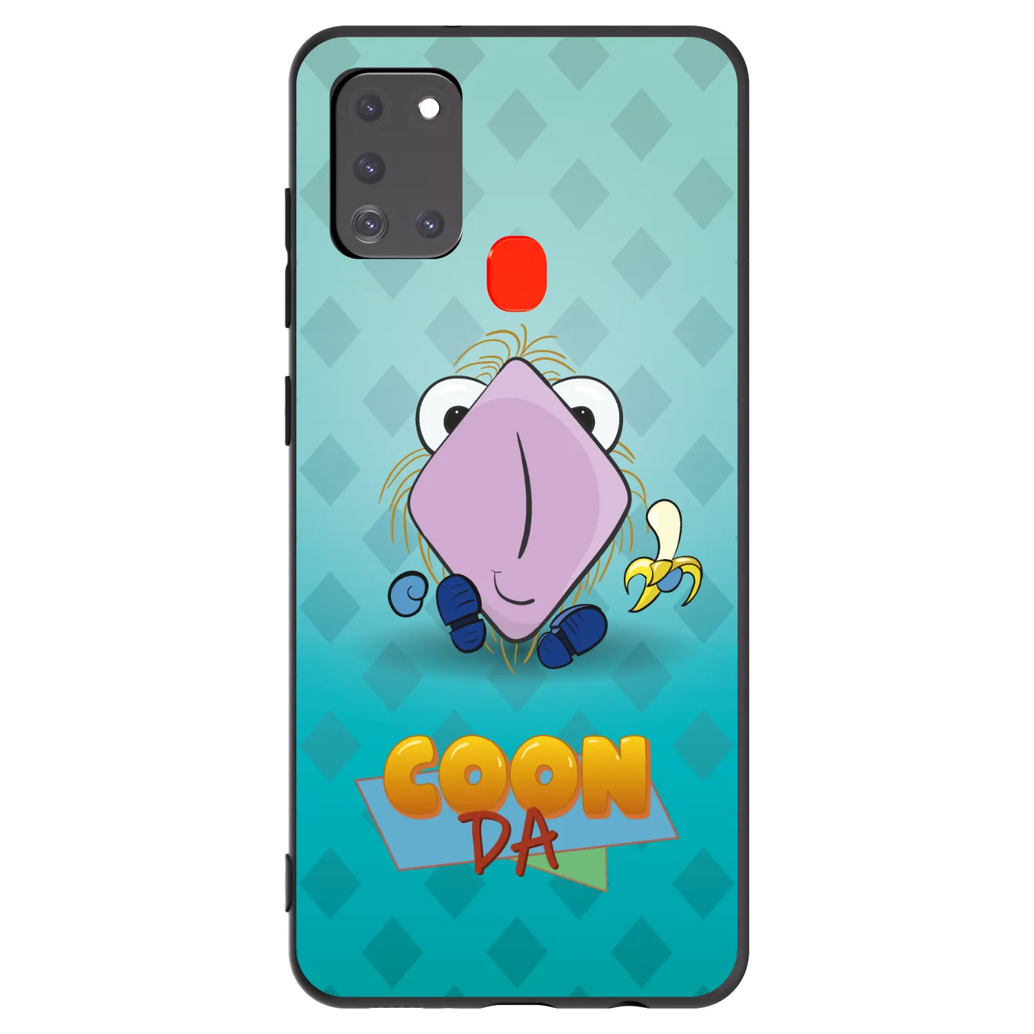 Picasee silikonový černý obal pro Samsung Galaxy A21s - COONDA chlupatka světlá