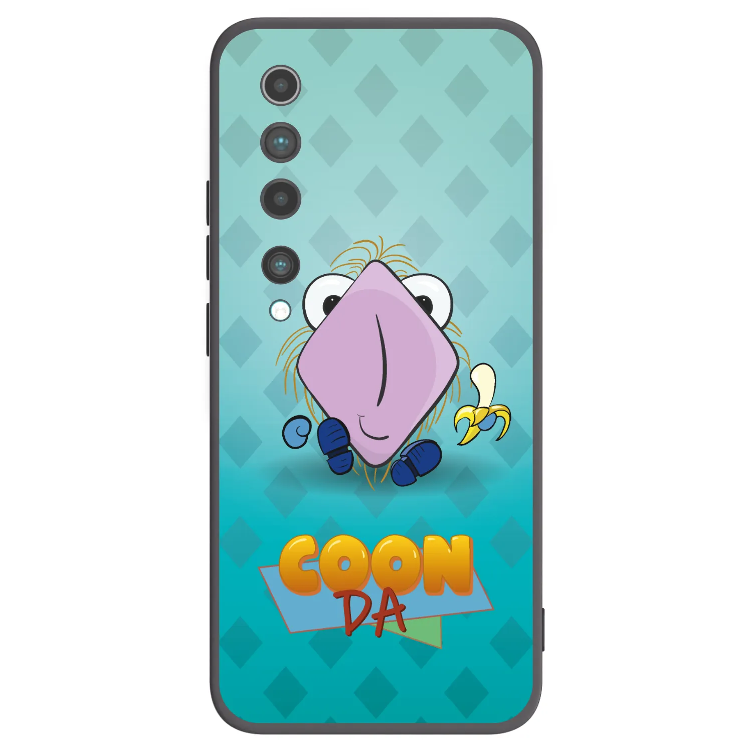 Picasee silikonový černý obal pro Xiaomi Mi 10 - COONDA chlupatka světlá