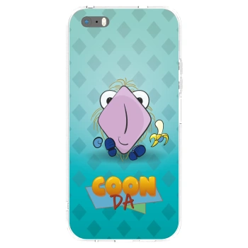 Picasee silikonový průhledný obal pro Apple iPhone 5/5S/SE - COONDA chlupatka světlá