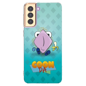 Picasee silikonový průhledný obal pro Samsung Galaxy S21+ 5G G996F - COONDA chlupatka světlá