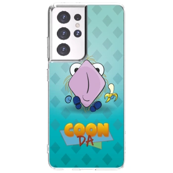Picasee silikonový průhledný obal pro Samsung Galaxy S21 Ultra 5G G998B - COONDA chlupatka světlá