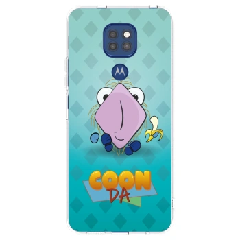 Picasee silikonový průhledný obal pro Motorola Moto G9 Play - COONDA chlupatka světlá