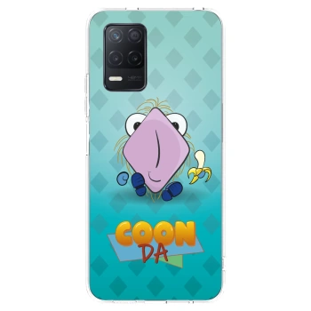 Picasee silikonový průhledný obal pro Realme 8 5G - COONDA chlupatka světlá