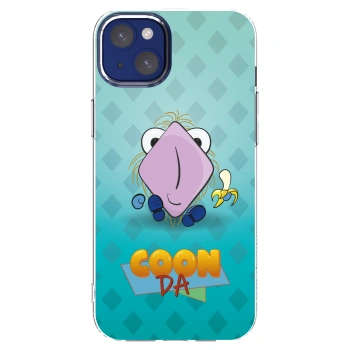 Picasee silikonový průhledný obal pro Apple iPhone 14 Plus - COONDA chlupatka světlá