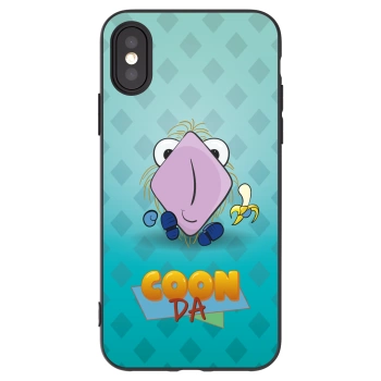 Picasee silikonový černý obal pro Apple iPhone X/XS - COONDA chlupatka světlá