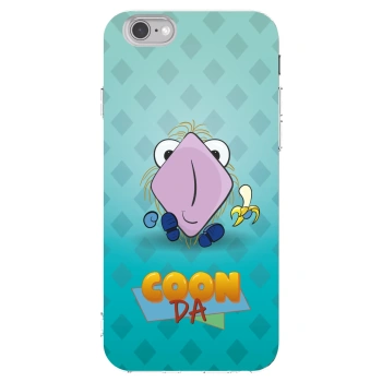 Picasee silikonový průhledný obal pro Apple iPhone 6/6S - COONDA chlupatka světlá