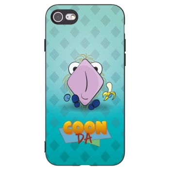 Picasee silikonový černý obal pro Apple iPhone 7 - COONDA chlupatka světlá