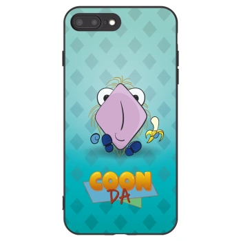 Picasee silikonový černý obal pro Apple iPhone 8 Plus - COONDA chlupatka světlá