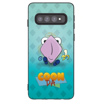 Picasee silikonový černý obal pro Samsung Galaxy S10 G973 - COONDA chlupatka světlá