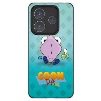 Picasee silikonový černý obal pro Xiaomi Redmi Note 14 5G - COONDA chlupatka světlá