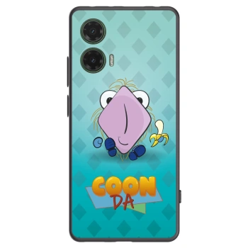 Picasee silikonový černý obal pro Motorola Moto G35 5G - COONDA chlupatka světlá
