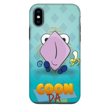 Obal pro Apple iPhone X/XS - COONDA chlupatka světlá