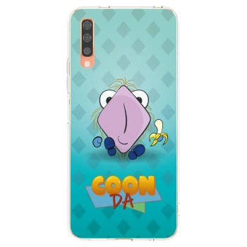 Picasee silikonový průhledný obal pro Samsung Galaxy A70 A705F - COONDA chlupatka světlá