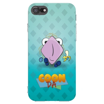 Picasee silikonový průhledný obal pro Apple iPhone SE 2020 - COONDA chlupatka světlá