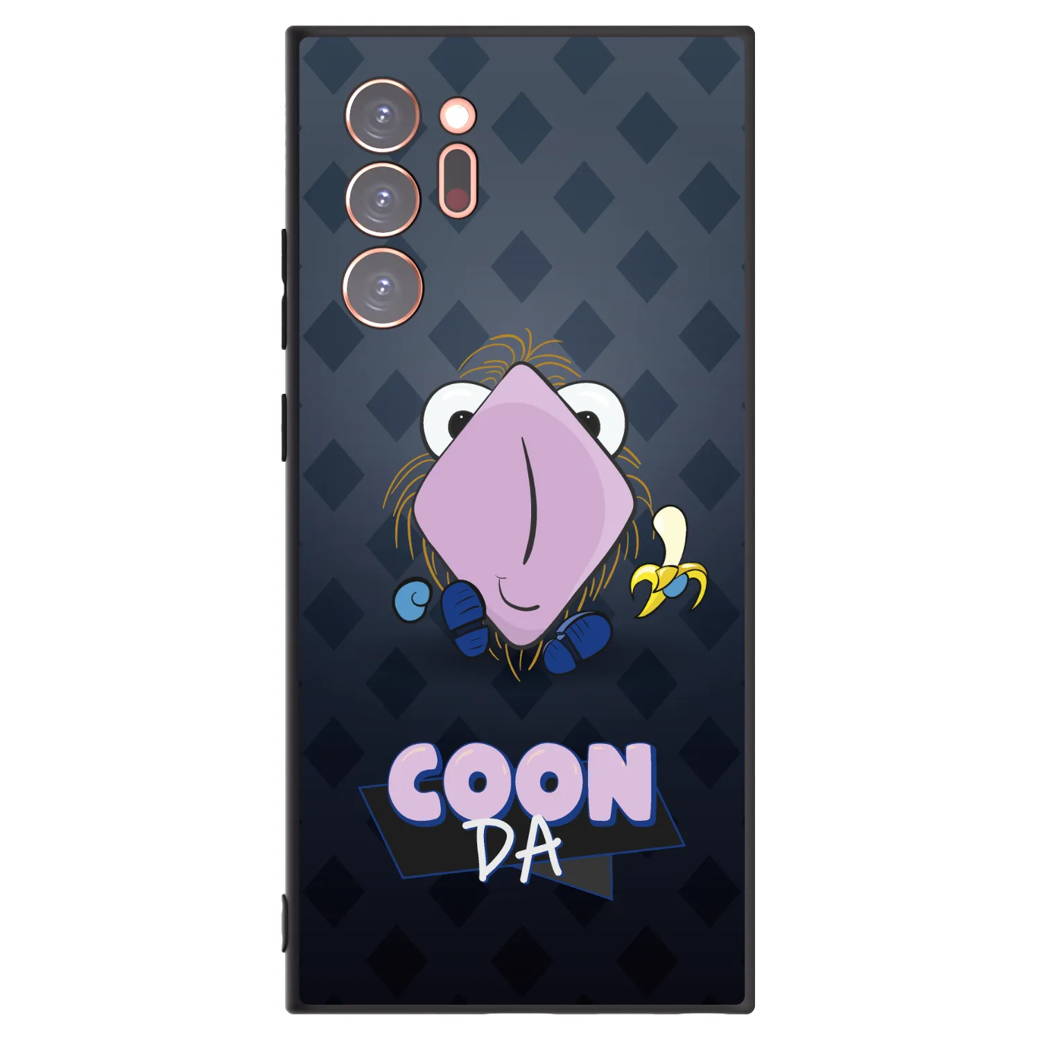 Picasee silikonový černý obal pro Samsung Galaxy Note 20 Ultra - COONDA chlupatka - tmavá