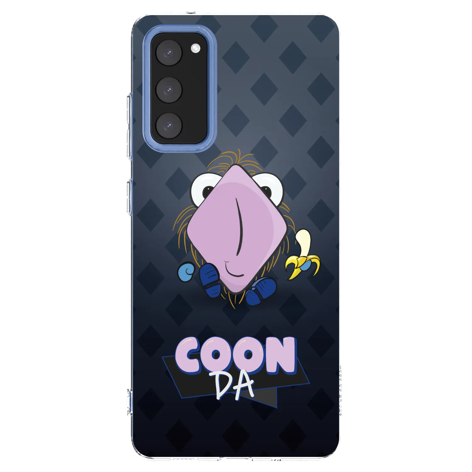 Picasee silikonový průhledný obal pro Samsung Galaxy S20 FE - COONDA chlupatka - tmavá