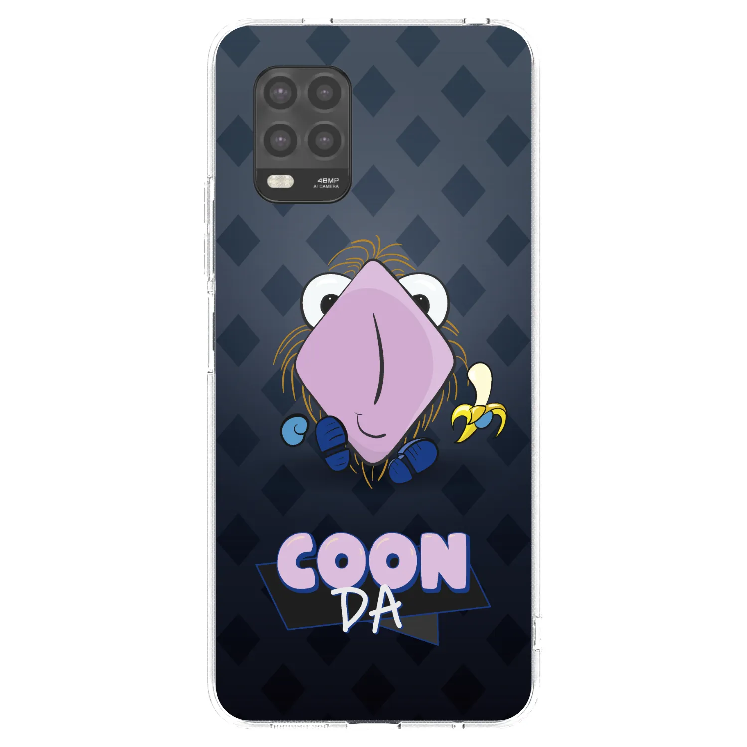 Picasee silikonový průhledný obal pro Xiaomi Mi 10 Lite - COONDA chlupatka - tmavá