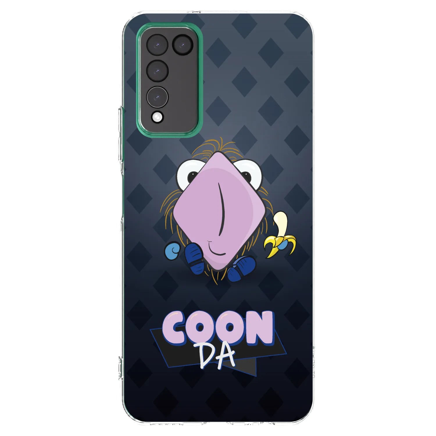 Picasee silikonový průhledný obal pro Honor 10X Lite - COONDA chlupatka - tmavá