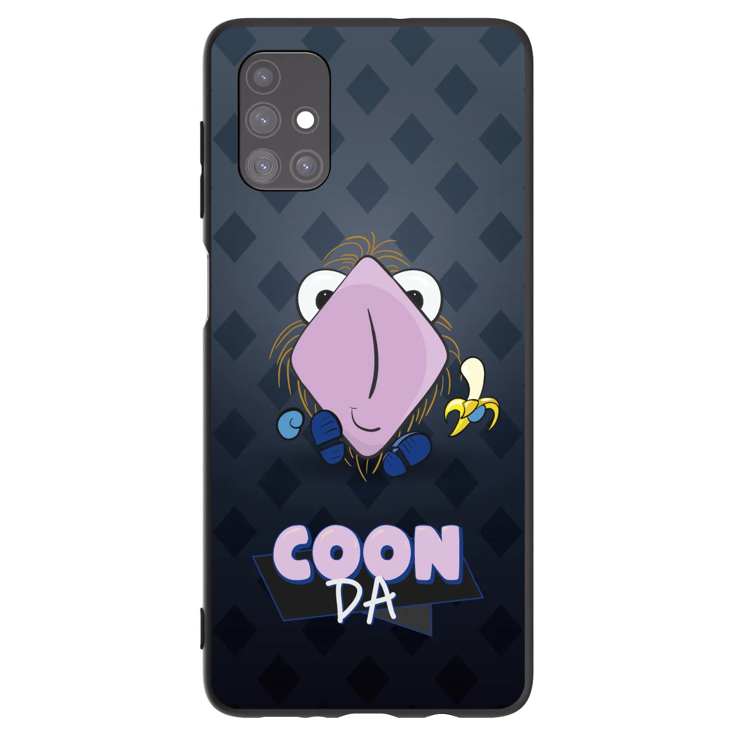 Picasee silikonový černý obal pro Samsung Galaxy M51 M515F - COONDA chlupatka - tmavá