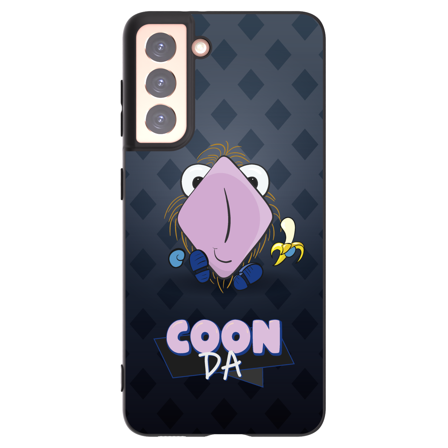 Picasee silikonový černý obal pro Samsung Galaxy S21 5G G991B - COONDA chlupatka - tmavá