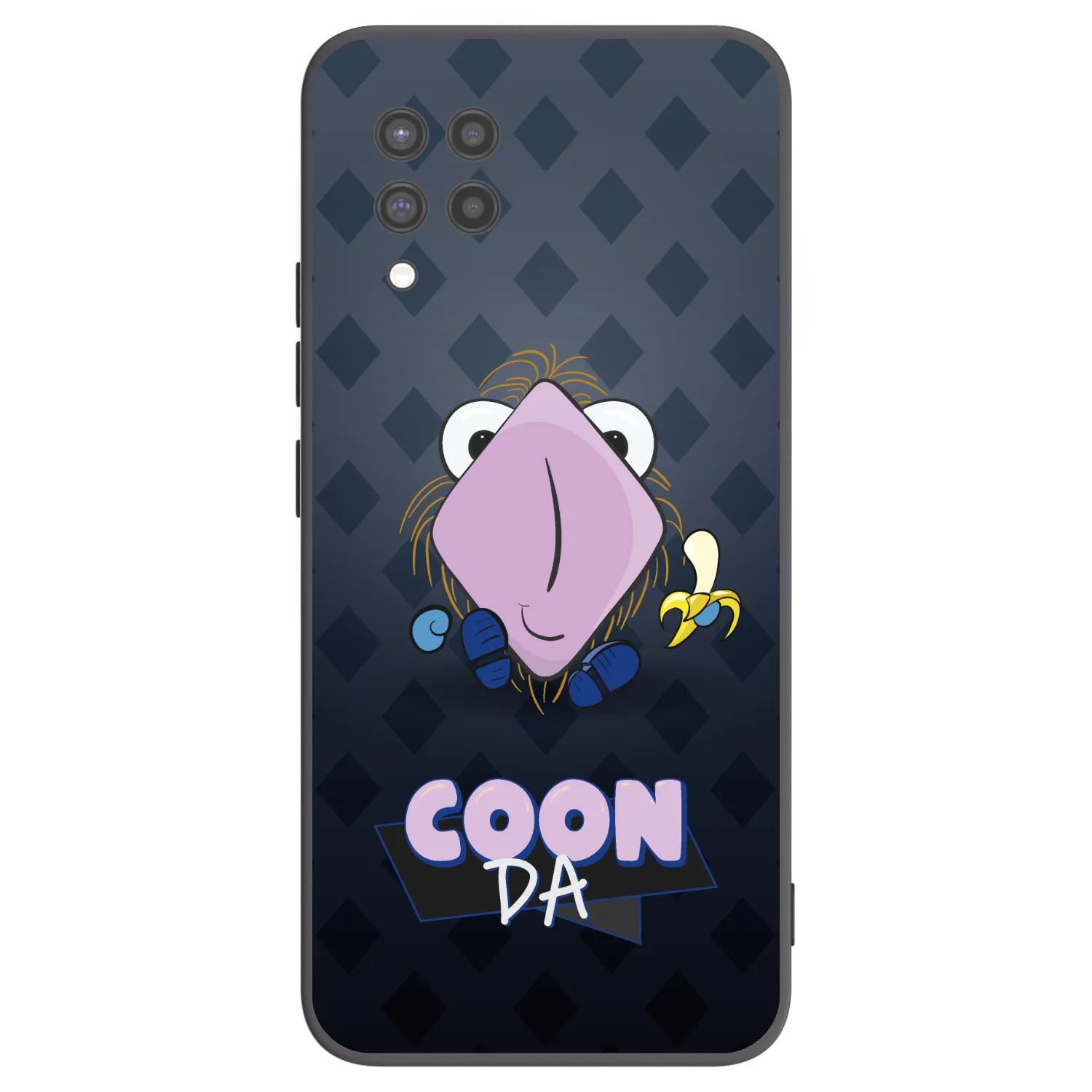 Picasee silikonový černý obal pro Samsung Galaxy A42 A426B - COONDA chlupatka - tmavá