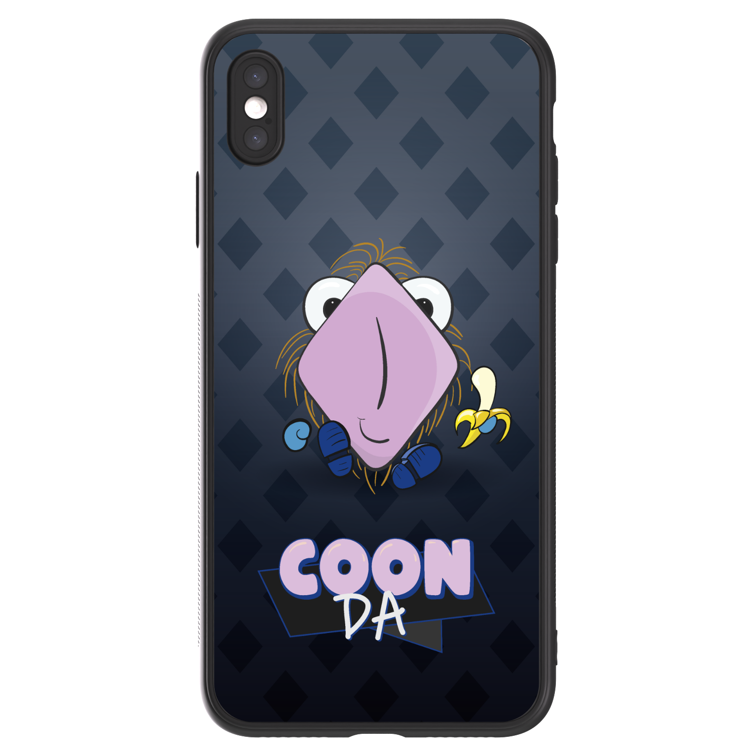 Picasee ULTIMATE CASE pro Apple iPhone XS Max - COONDA chlupatka - tmavá