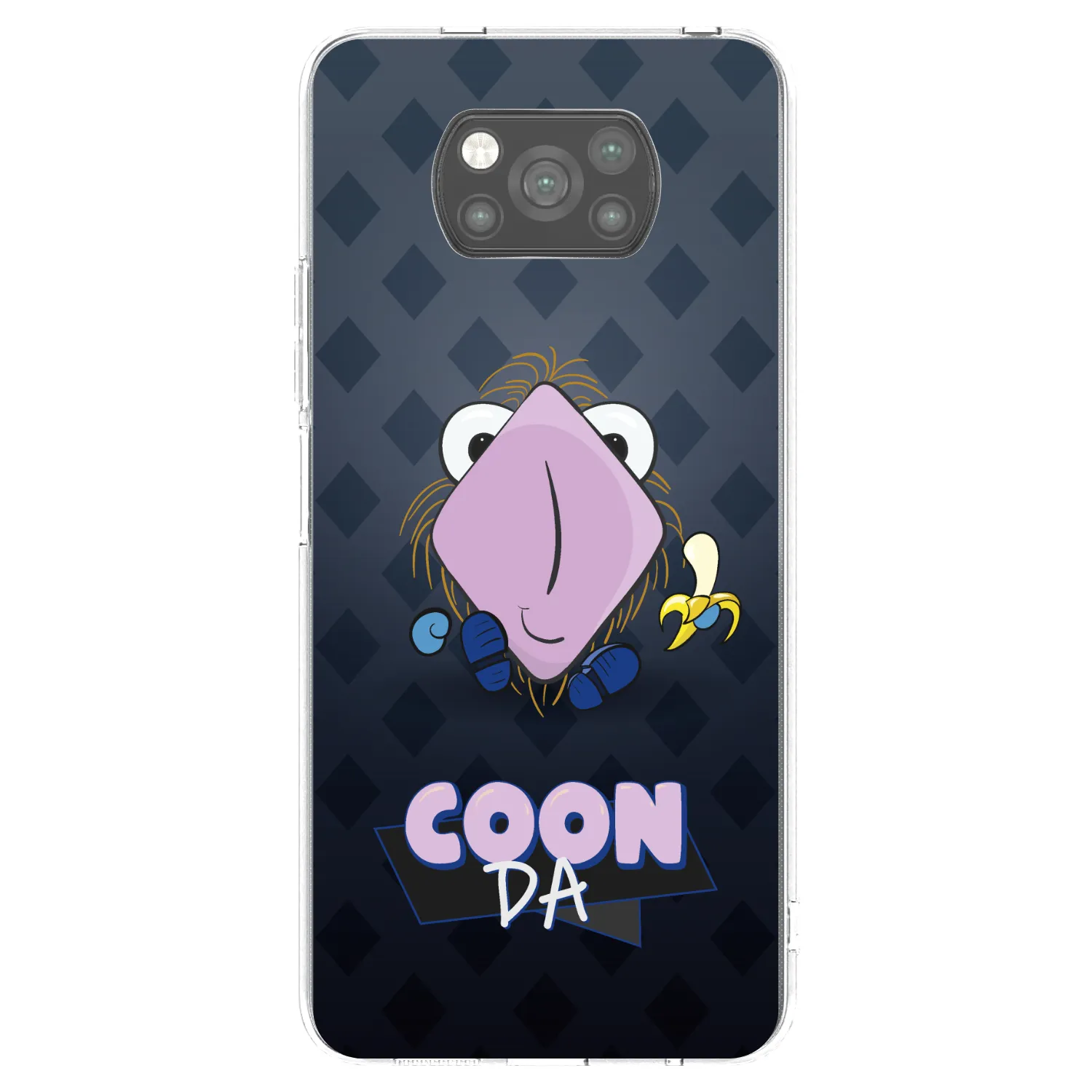 Picasee silikonový černý obal pro Xiaomi Poco X3 Pro - COONDA chlupatka - tmavá