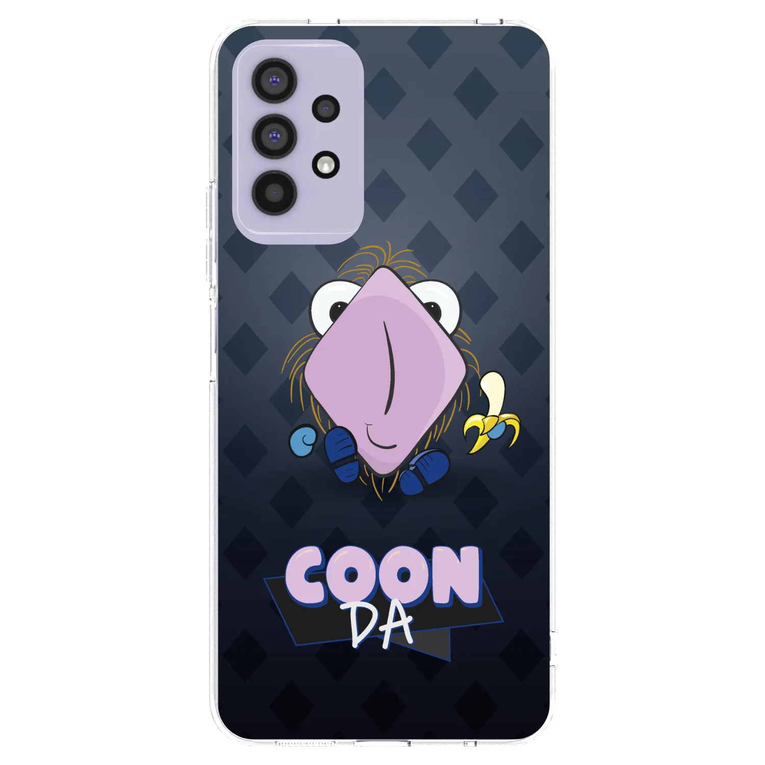 Picasee silikonový průhledný obal pro Samsung Galaxy A32 4G SM-A325F - COONDA chlupatka - tmavá