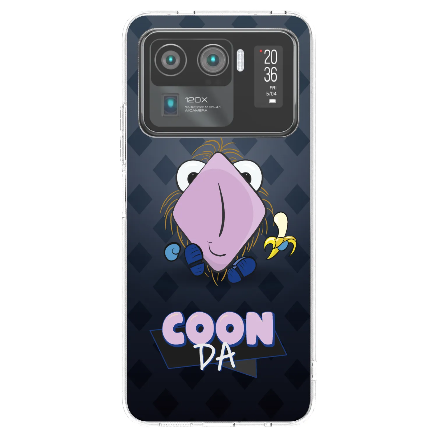 Picasee silikonový průhledný obal pro Xiaomi Mi 11 Ultra - COONDA chlupatka - tmavá