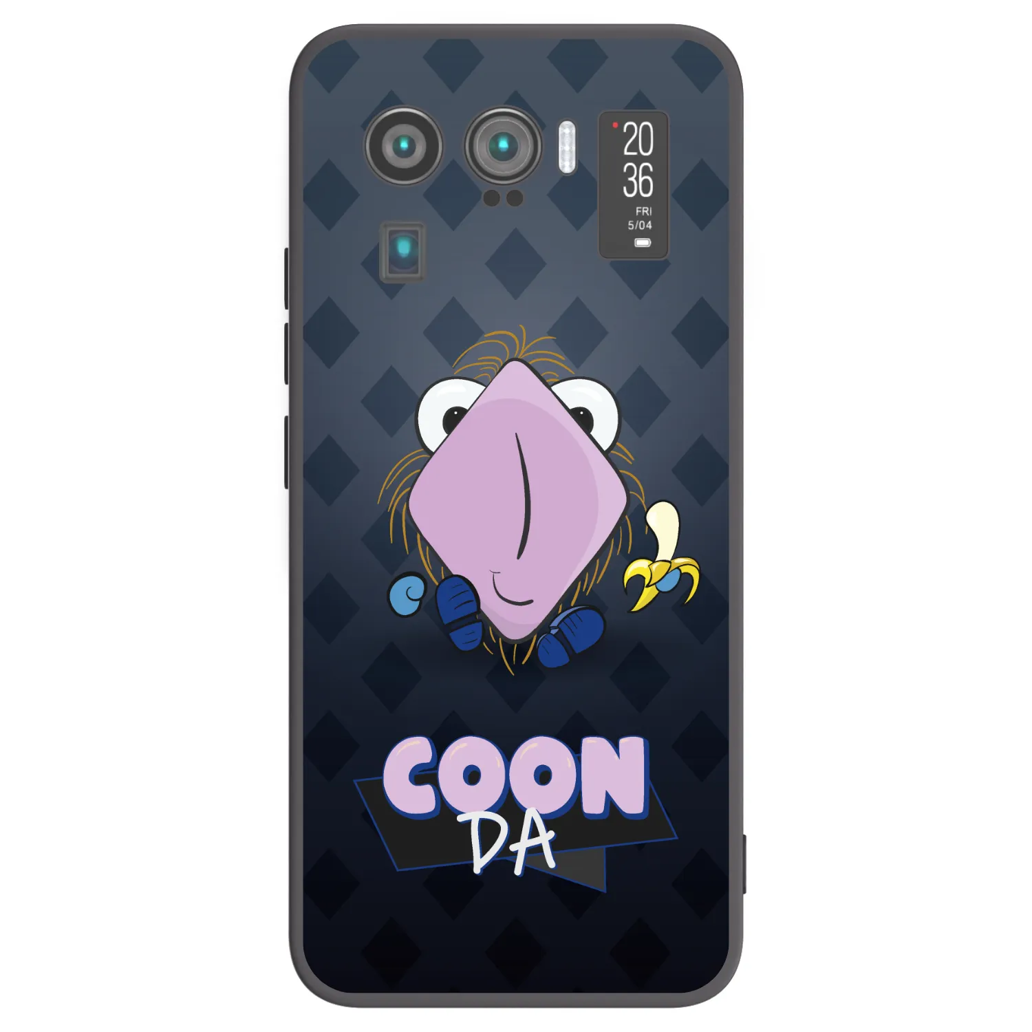 Picasee silikonový černý obal pro Xiaomi Mi 11 Ultra - COONDA chlupatka - tmavá