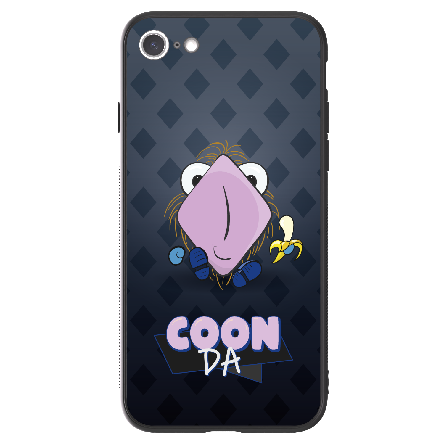 Picasee ULTIMATE CASE pro Apple iPhone SE 2020 - COONDA chlupatka - tmavá