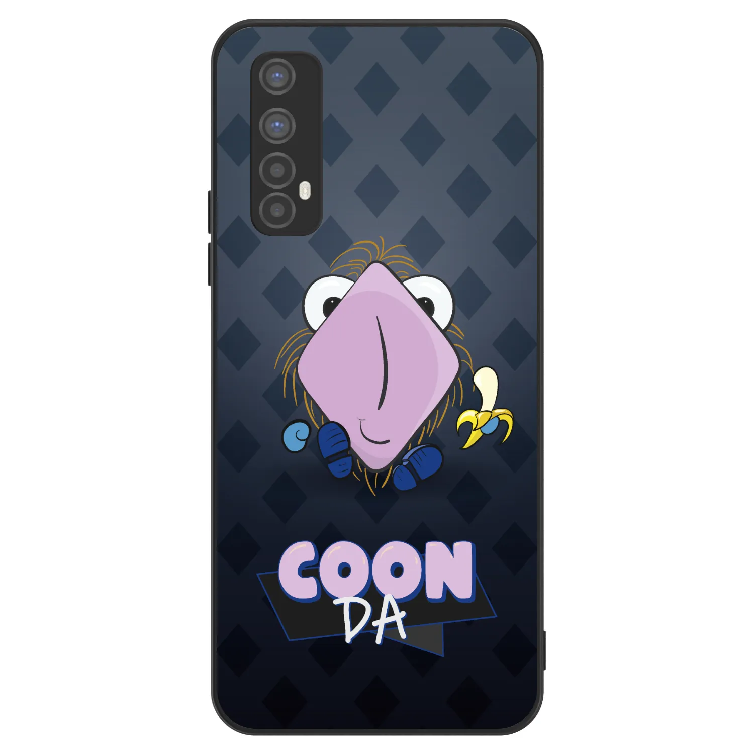 Picasee ULTIMATE CASE pro Realme 7 - COONDA chlupatka - tmavá