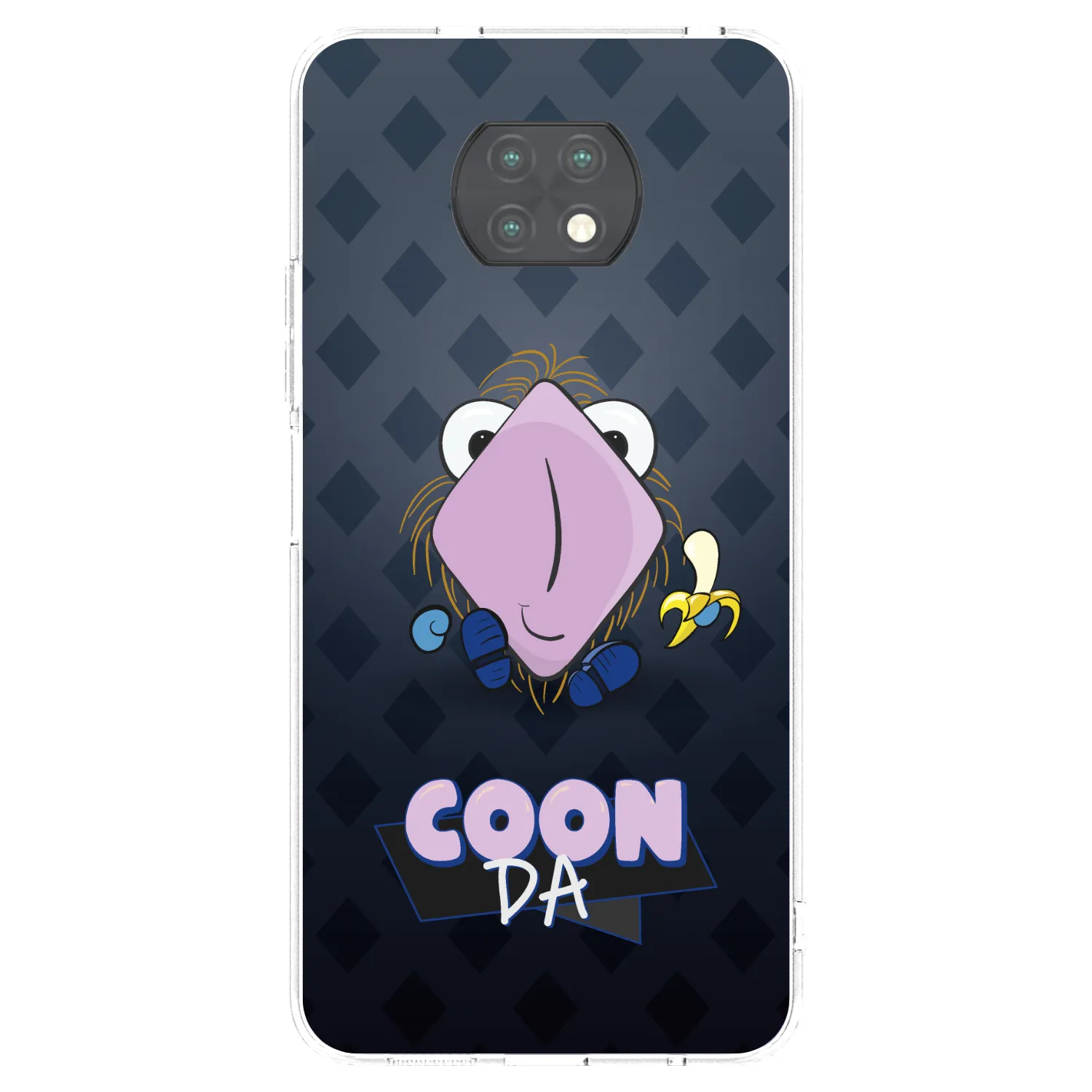 Picasee silikonový průhledný obal pro Xiaomi Redmi Note 9T - COONDA chlupatka - tmavá