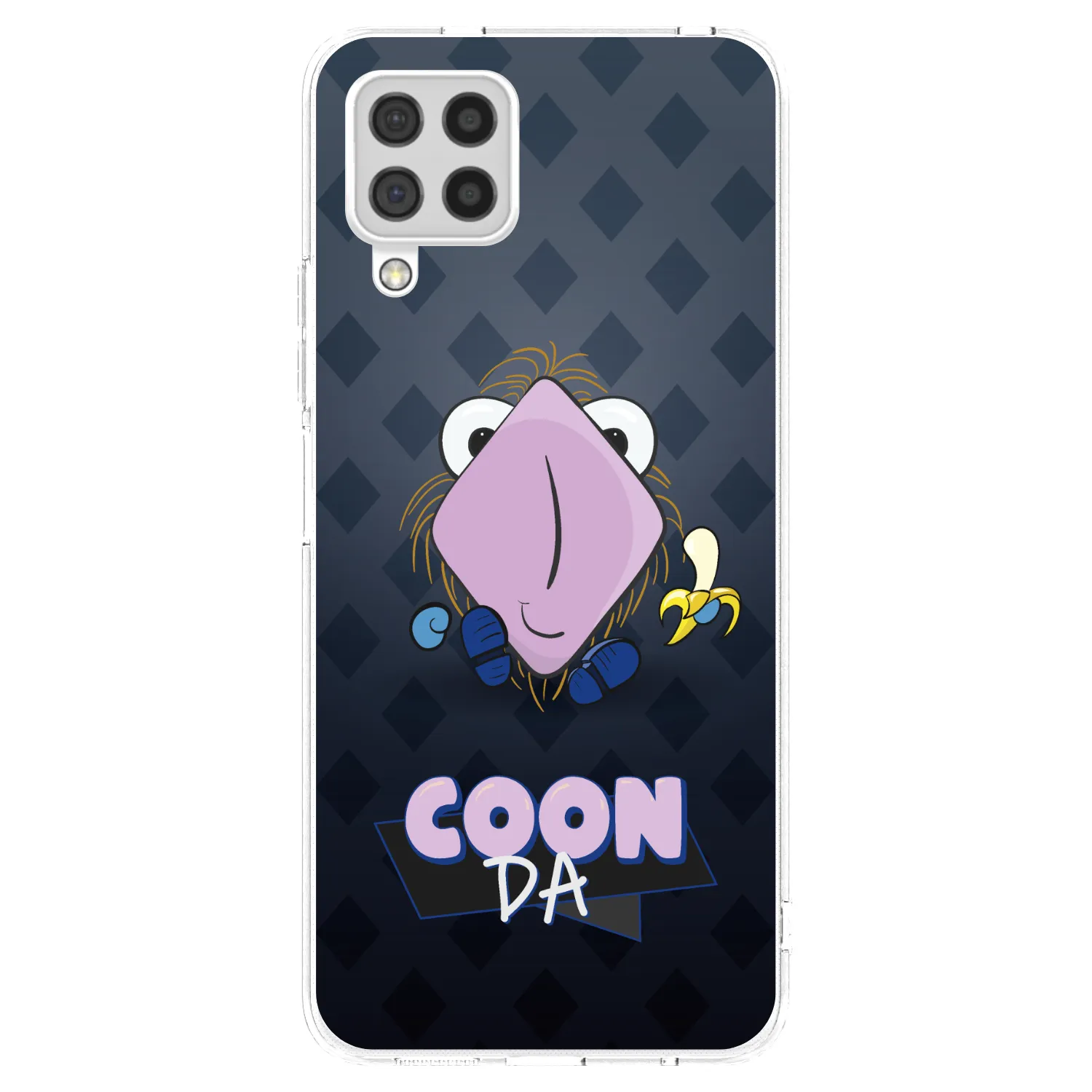 Picasee silikonový průhledný obal pro Samsung Galaxy A22 A225F 4G - COONDA chlupatka - tmavá