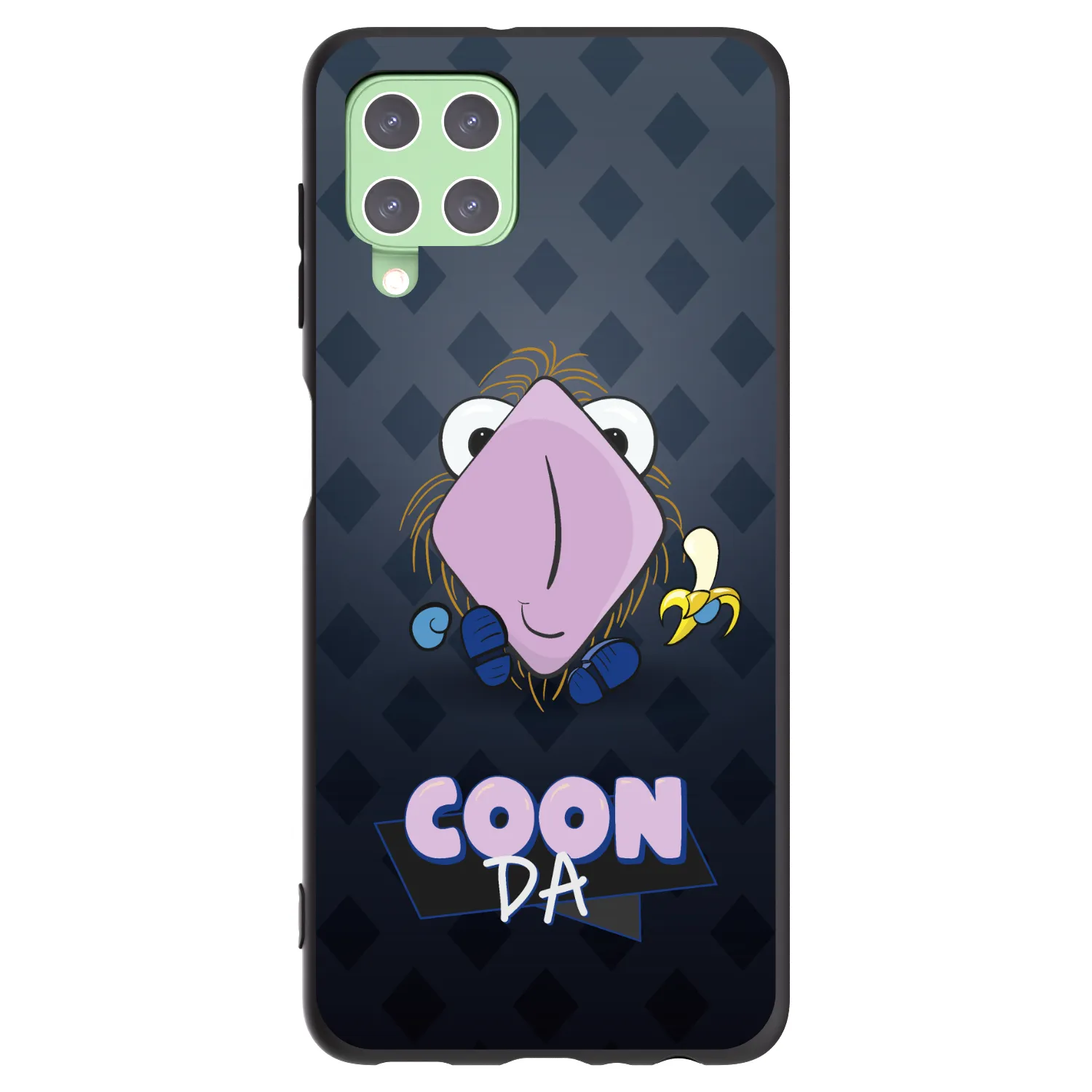 Picasee silikonový černý obal pro Samsung Galaxy A22 A225F 4G - COONDA chlupatka - tmavá