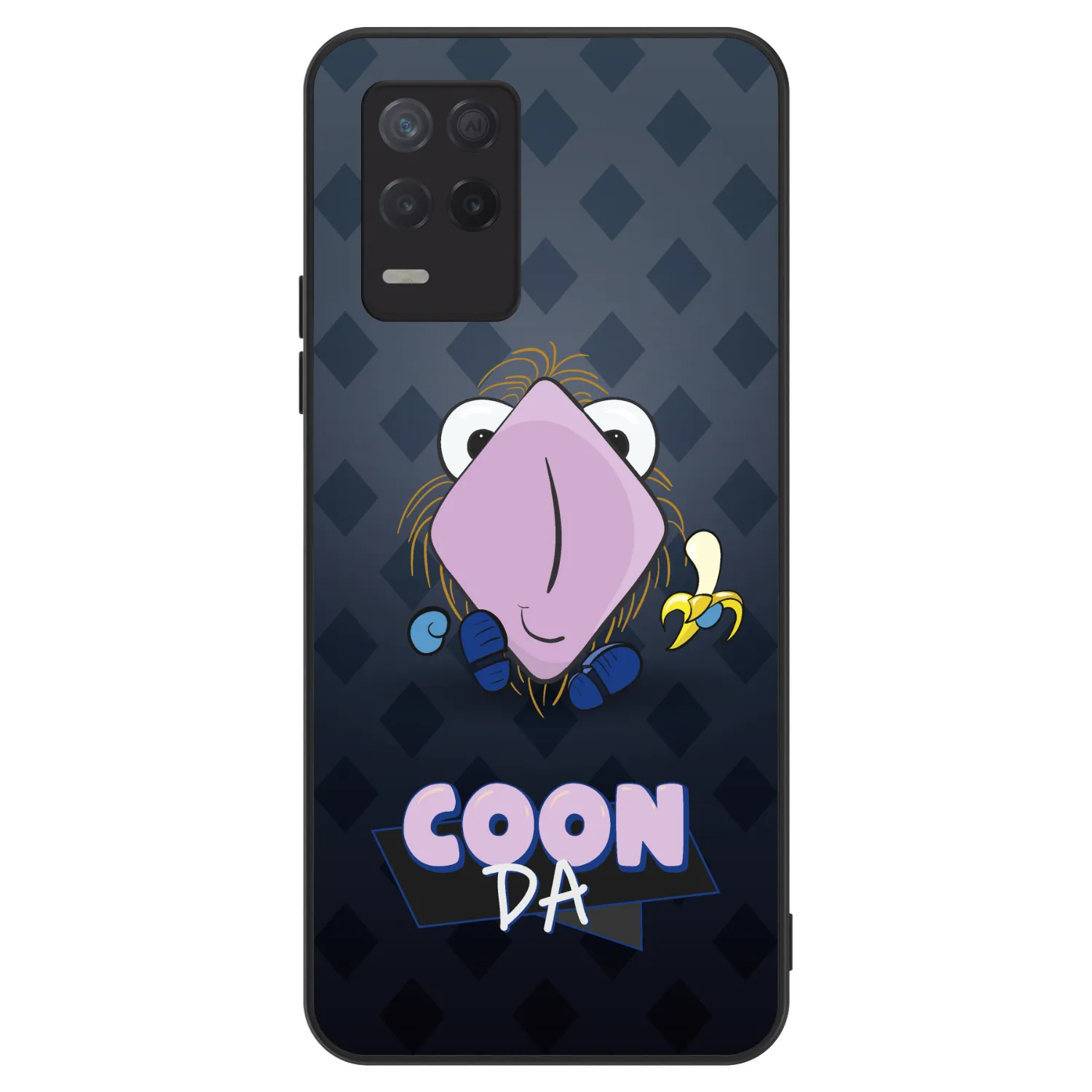 Picasee ULTIMATE CASE pro Realme 8 5G - COONDA chlupatka - tmavá