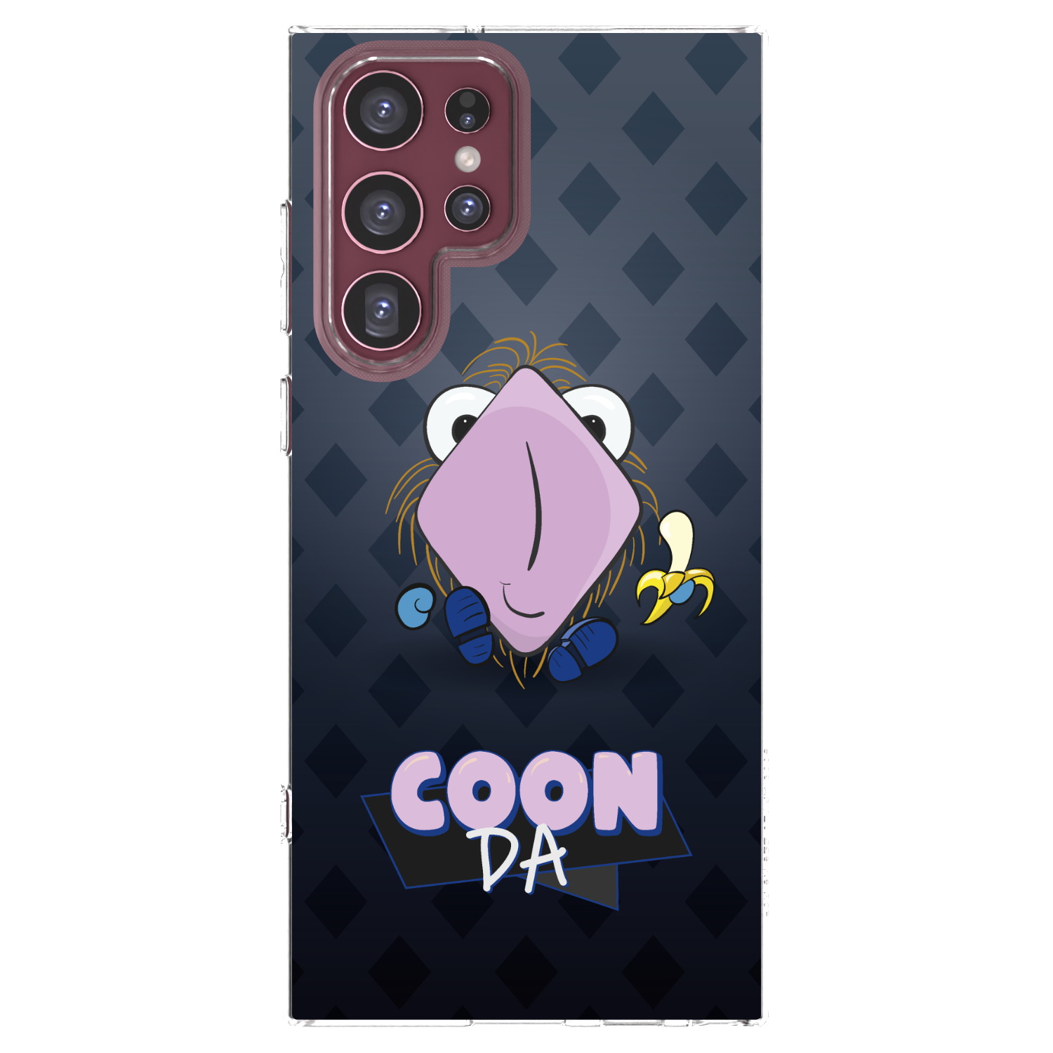 Picasee silikonový průhledný obal pro Samsung Galaxy S22 Ultra 5G - COONDA chlupatka - tmavá