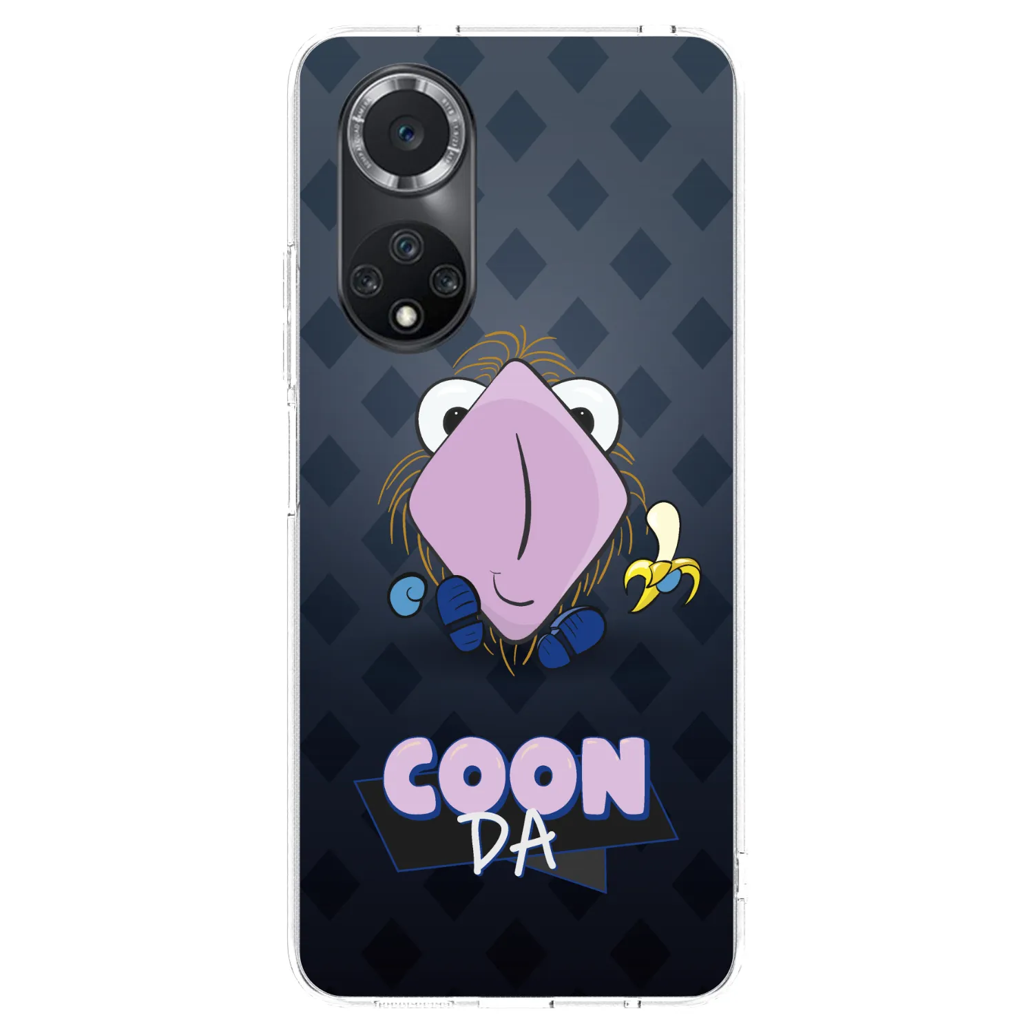 Picasee silikonový průhledný obal pro Huawei Nova 9 SE - COONDA chlupatka - tmavá