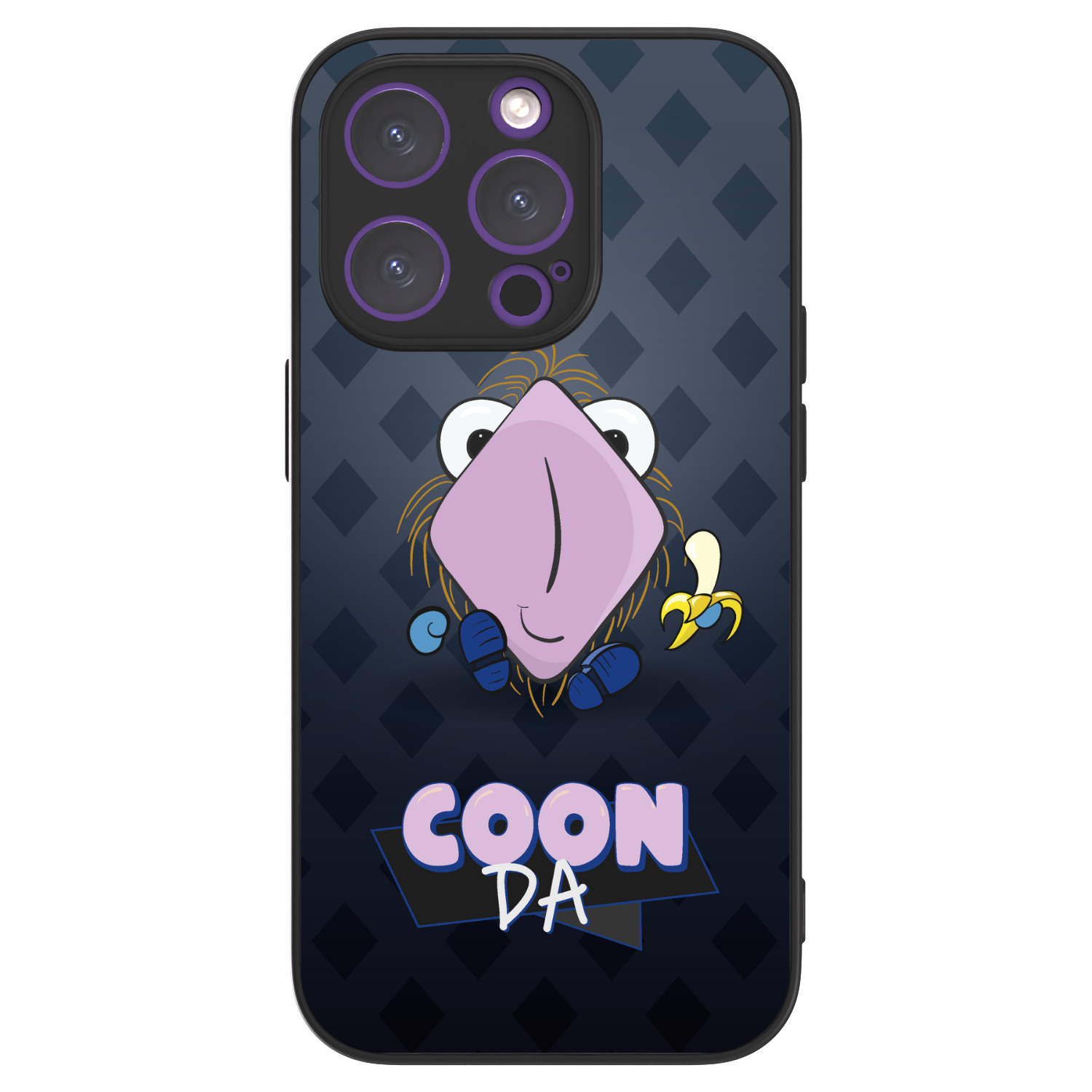 Picasee ULTIMATE CASE pro Apple iPhone 14 Pro - COONDA chlupatka - tmavá