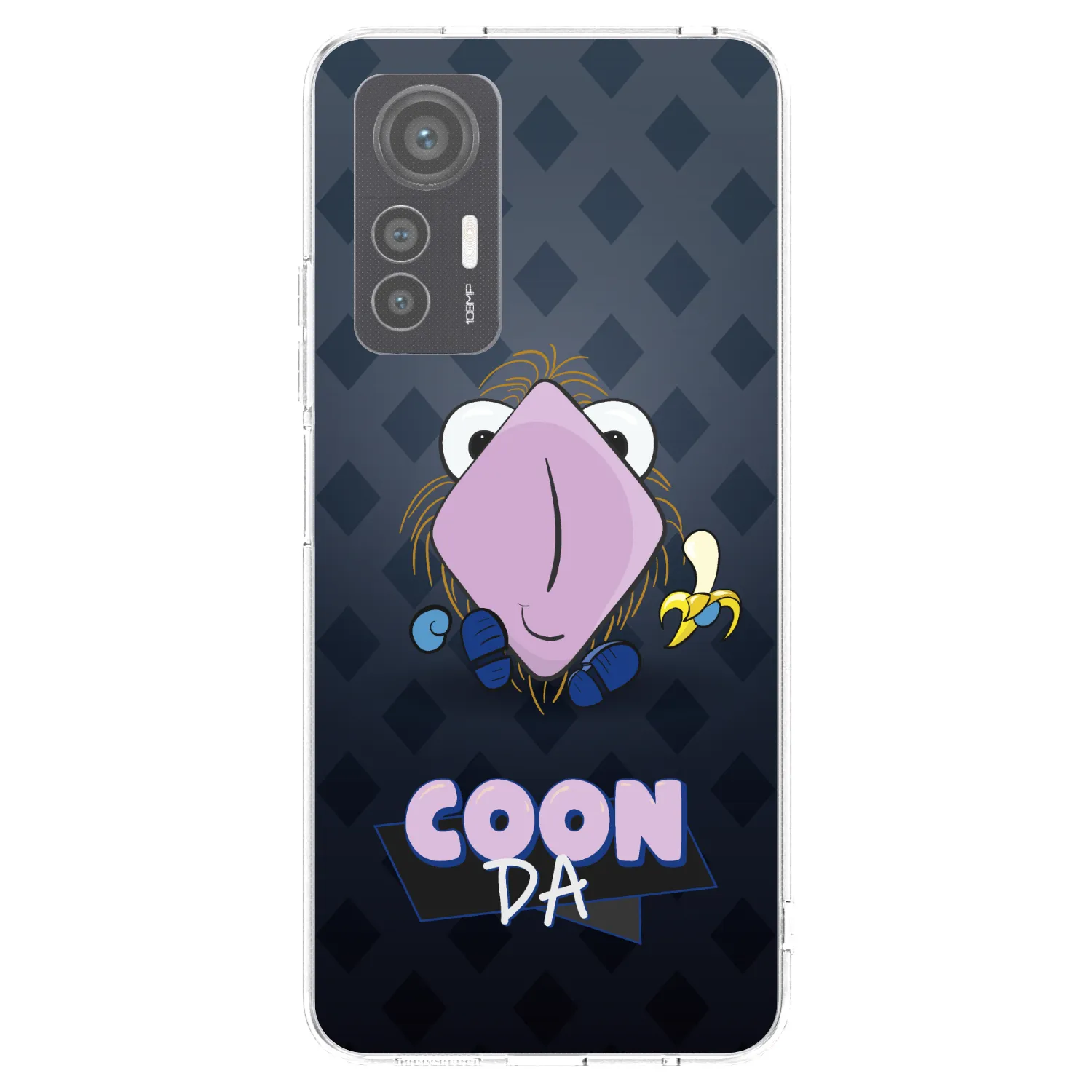 Picasee silikonový průhledný obal pro Xiaomi 12 Lite - COONDA chlupatka - tmavá