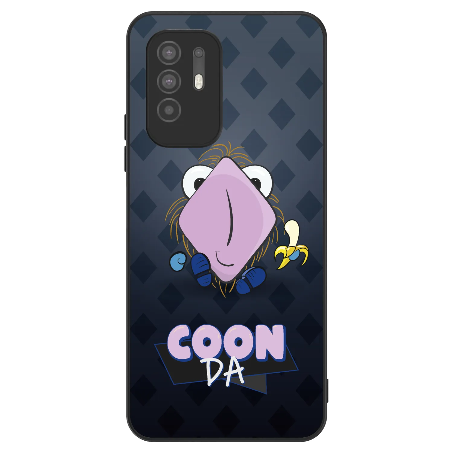 Picasee ULTIMATE CASE pro OPPO A94 5G - COONDA chlupatka - tmavá