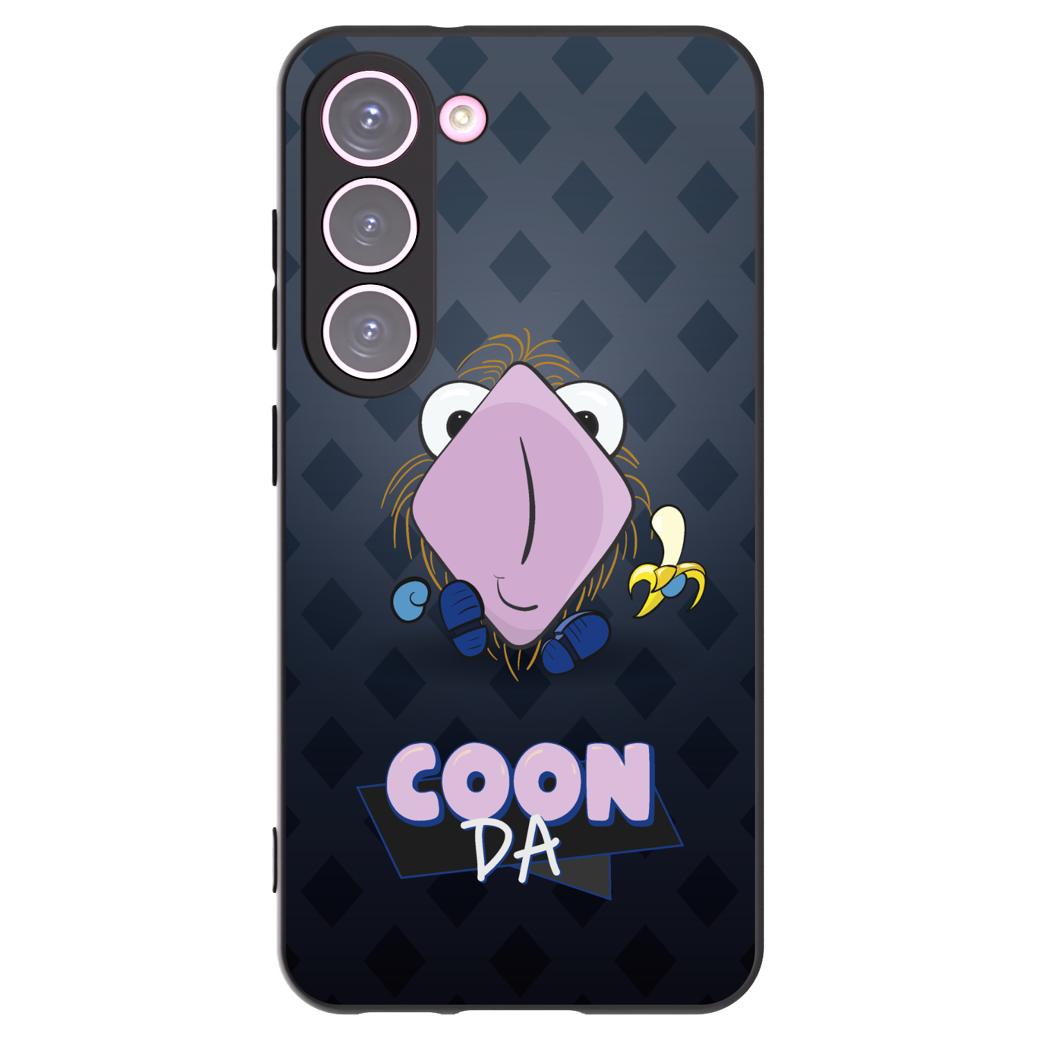 Picasee silikonový černý obal pro Samsung Galaxy S23 5G - COONDA chlupatka - tmavá