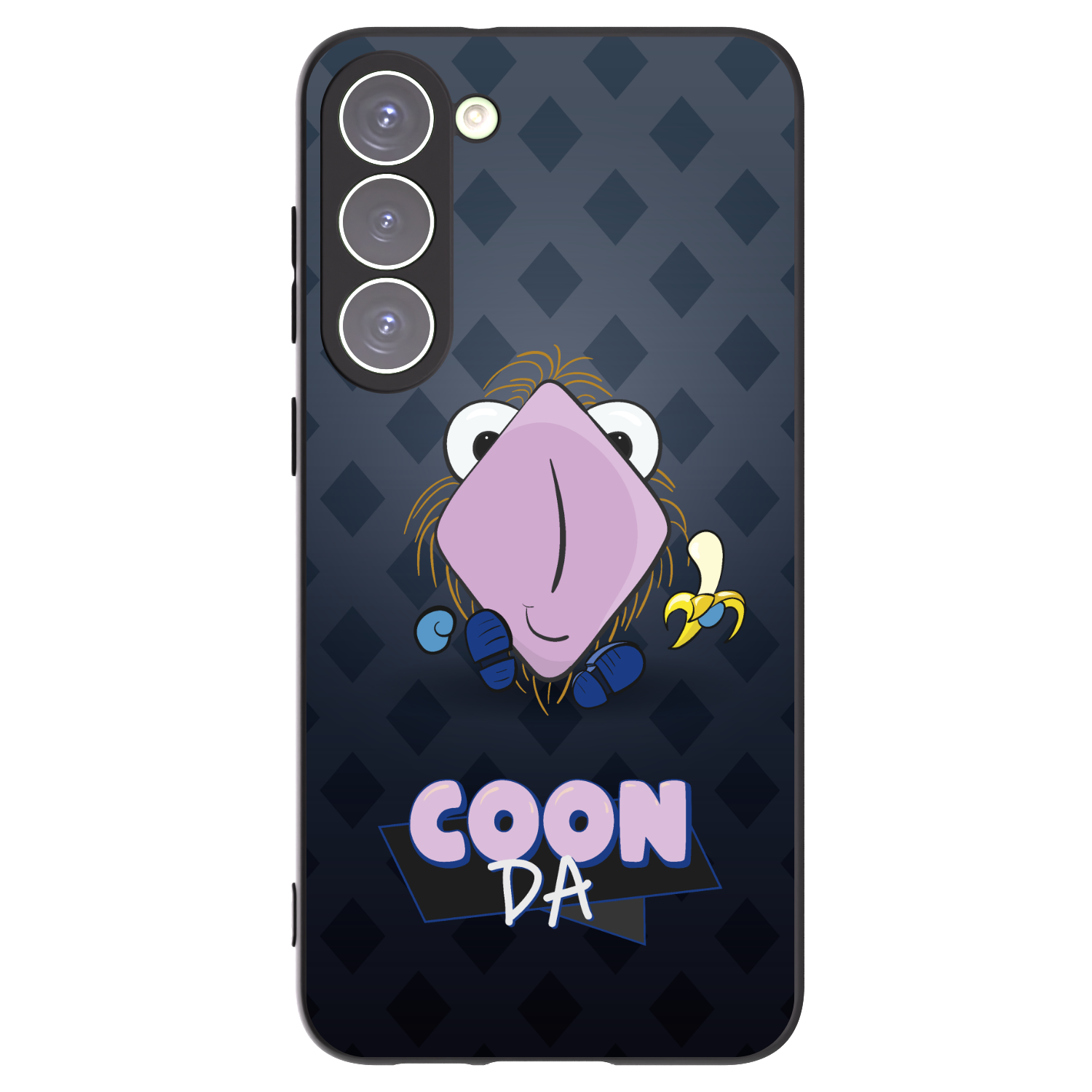 Picasee silikonový černý obal pro Samsung Galaxy S23+ 5G - COONDA chlupatka - tmavá