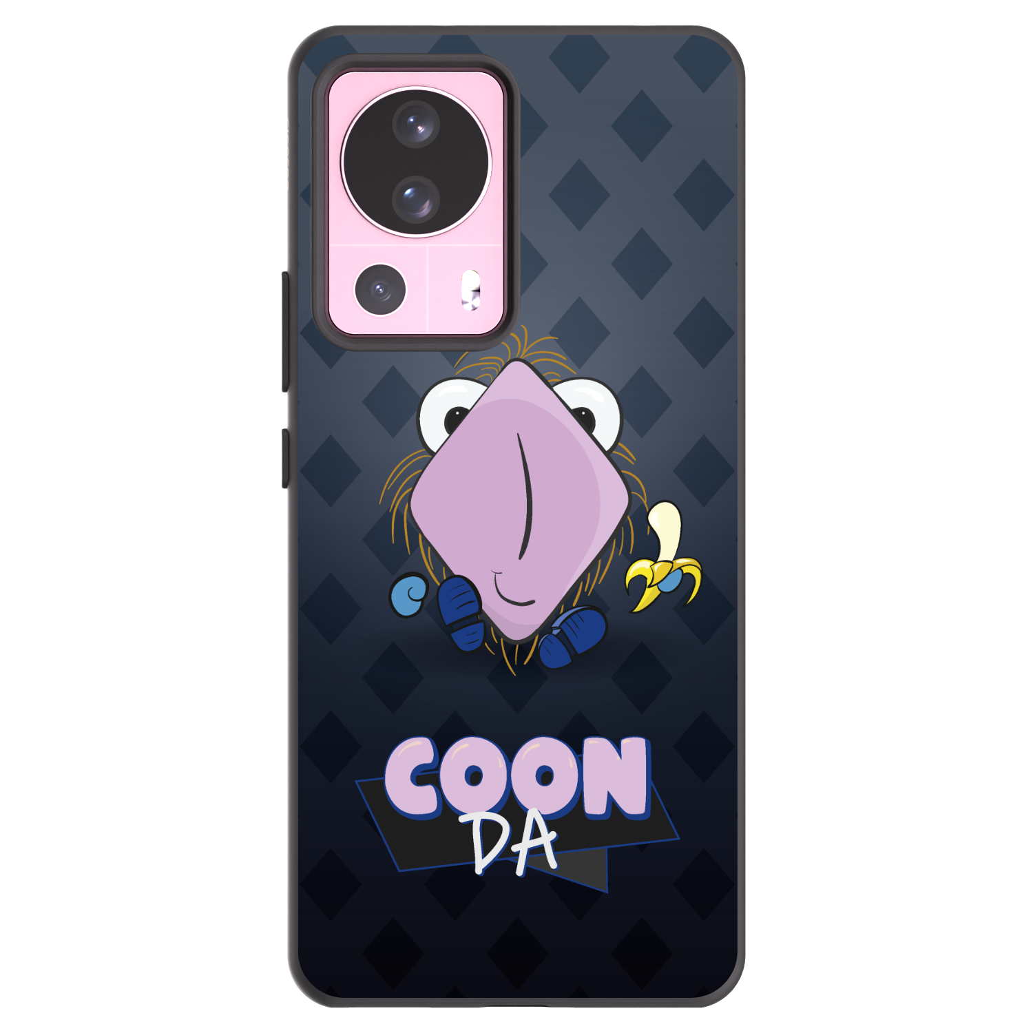 Picasee silikonový černý obal pro Xiaomi 13 Lite - COONDA chlupatka - tmavá