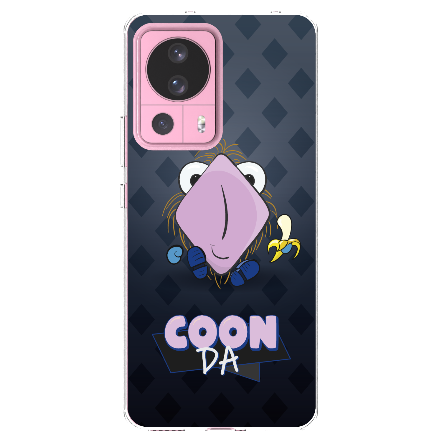 Picasee silikonový průhledný obal pro Xiaomi 13 Lite - COONDA chlupatka - tmavá