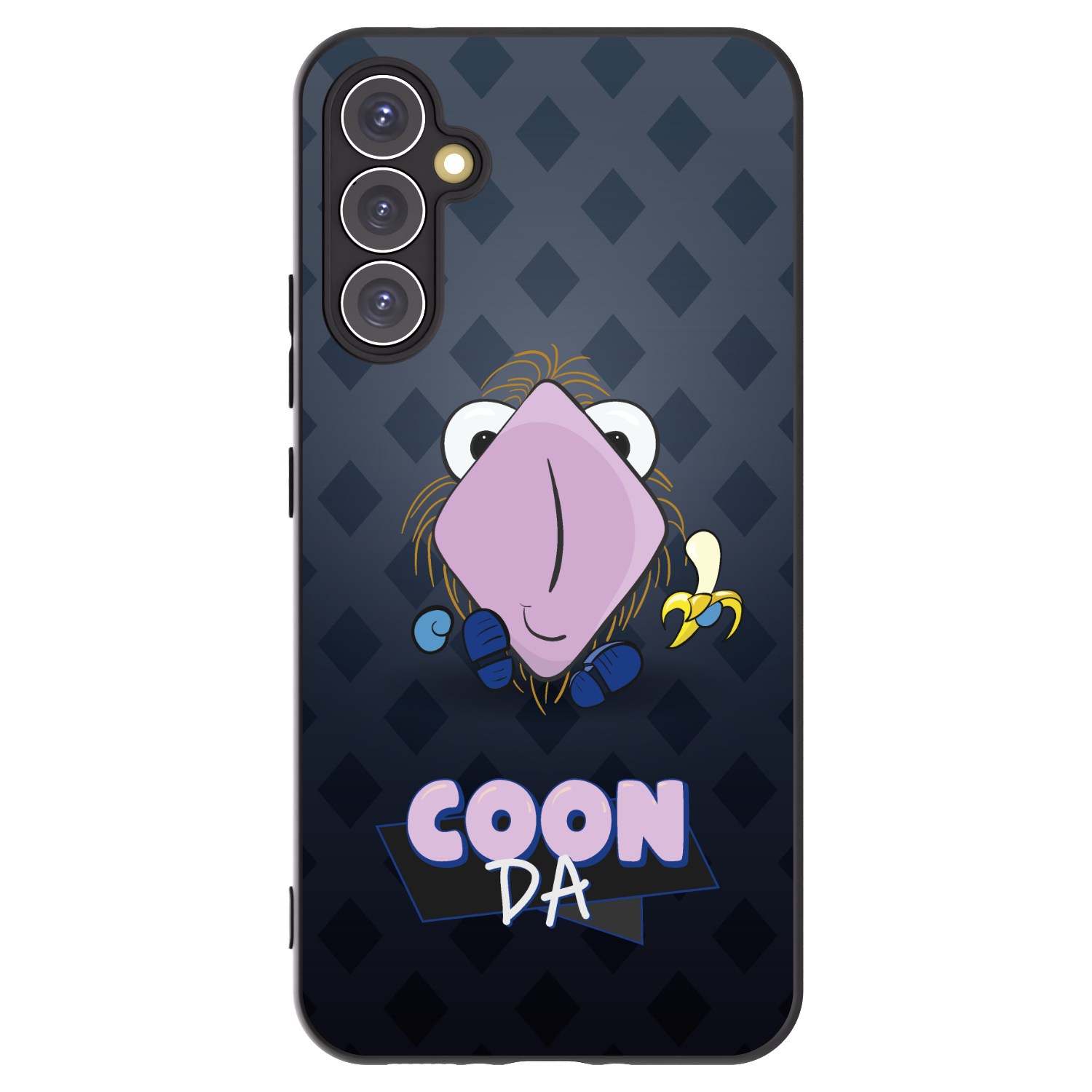 Picasee silikonový černý obal pro Samsung Galaxy A34 5G A346B - COONDA chlupatka - tmavá