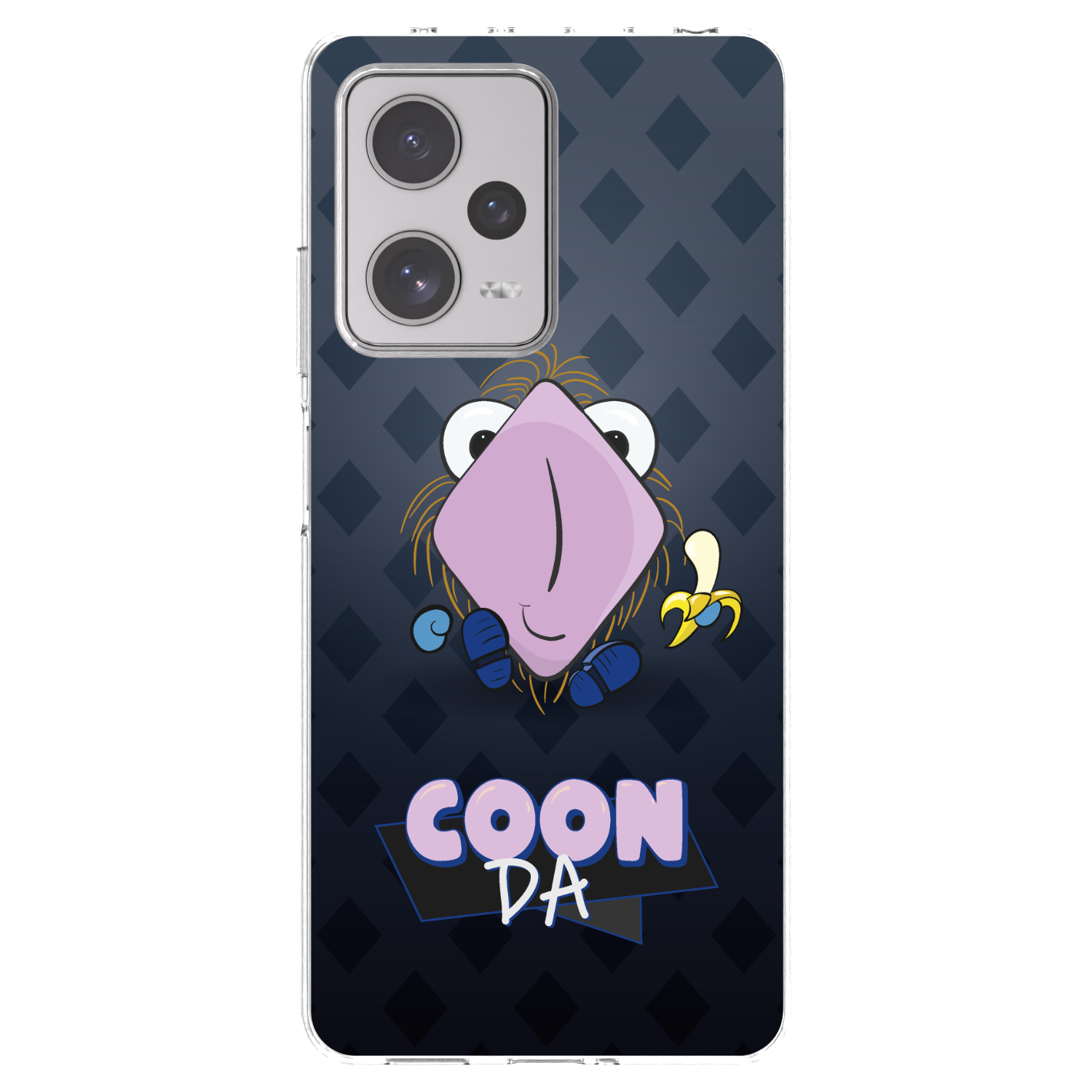Picasee silikonový průhledný obal pro Xiaomi Redmi Note 12 Pro+ 5G - COONDA chlupatka - tmavá