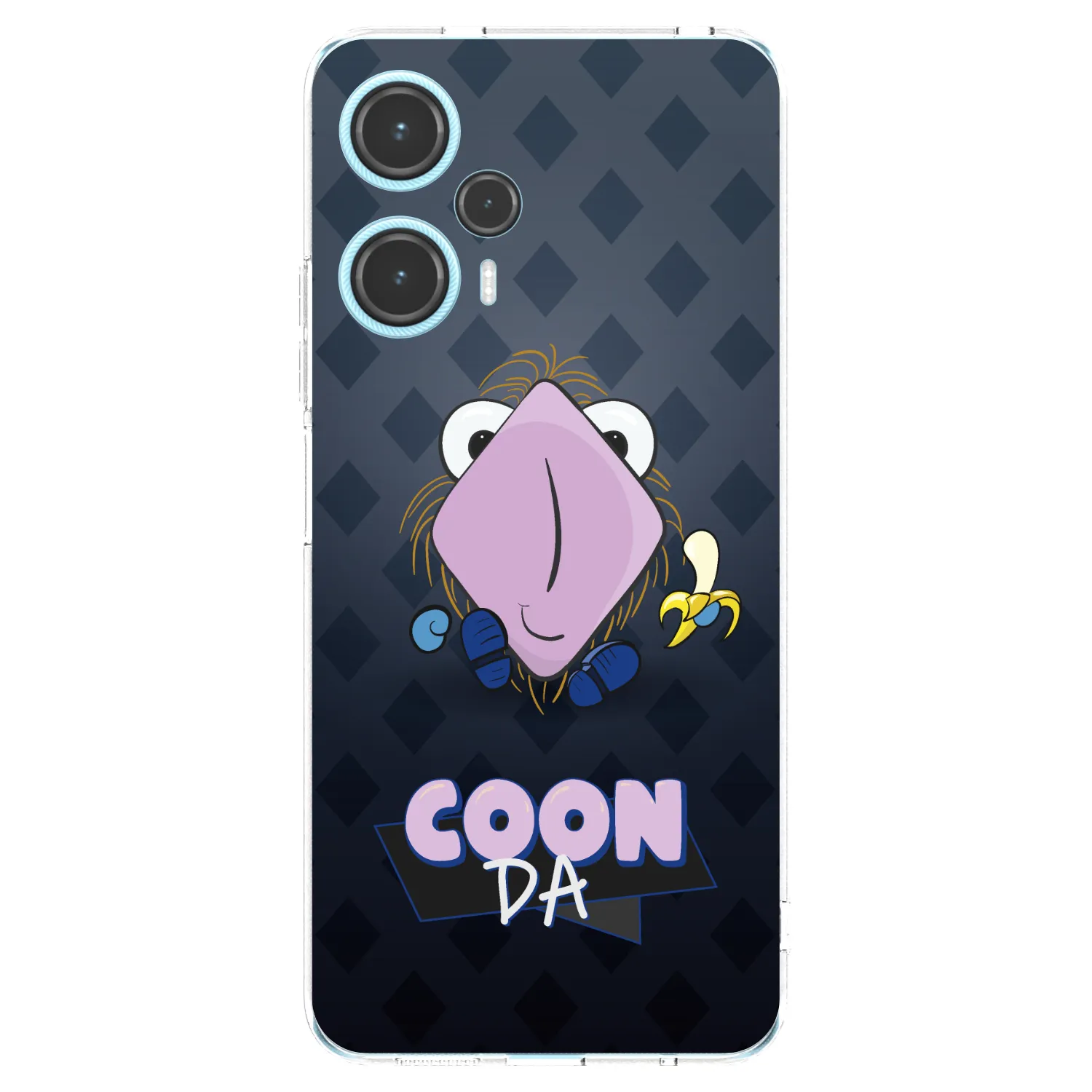 Picasee silikonový průhledný obal pro Xiaomi Poco F5 - COONDA chlupatka - tmavá