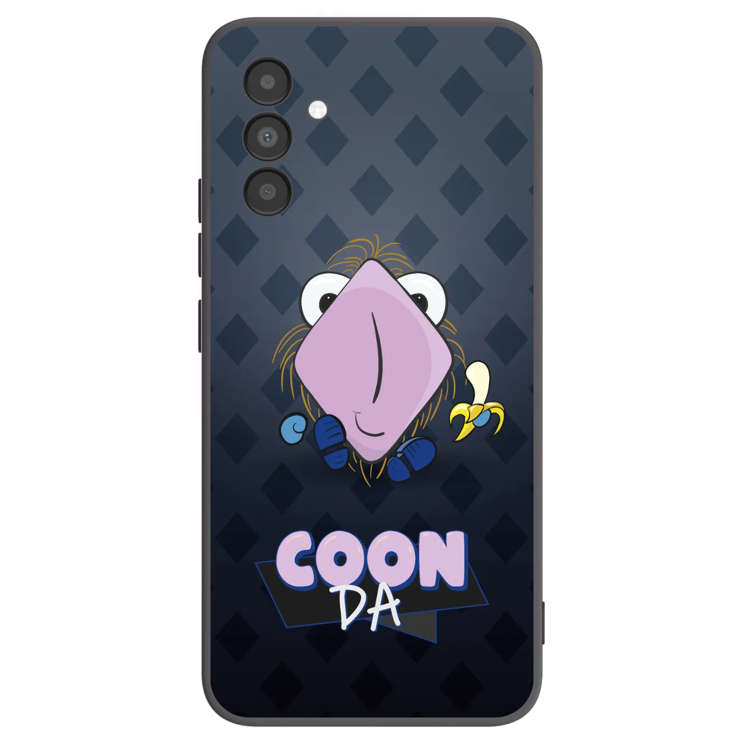 Picasee silikonový černý obal pro Samsung Galaxy A04s A047F - COONDA chlupatka - tmavá